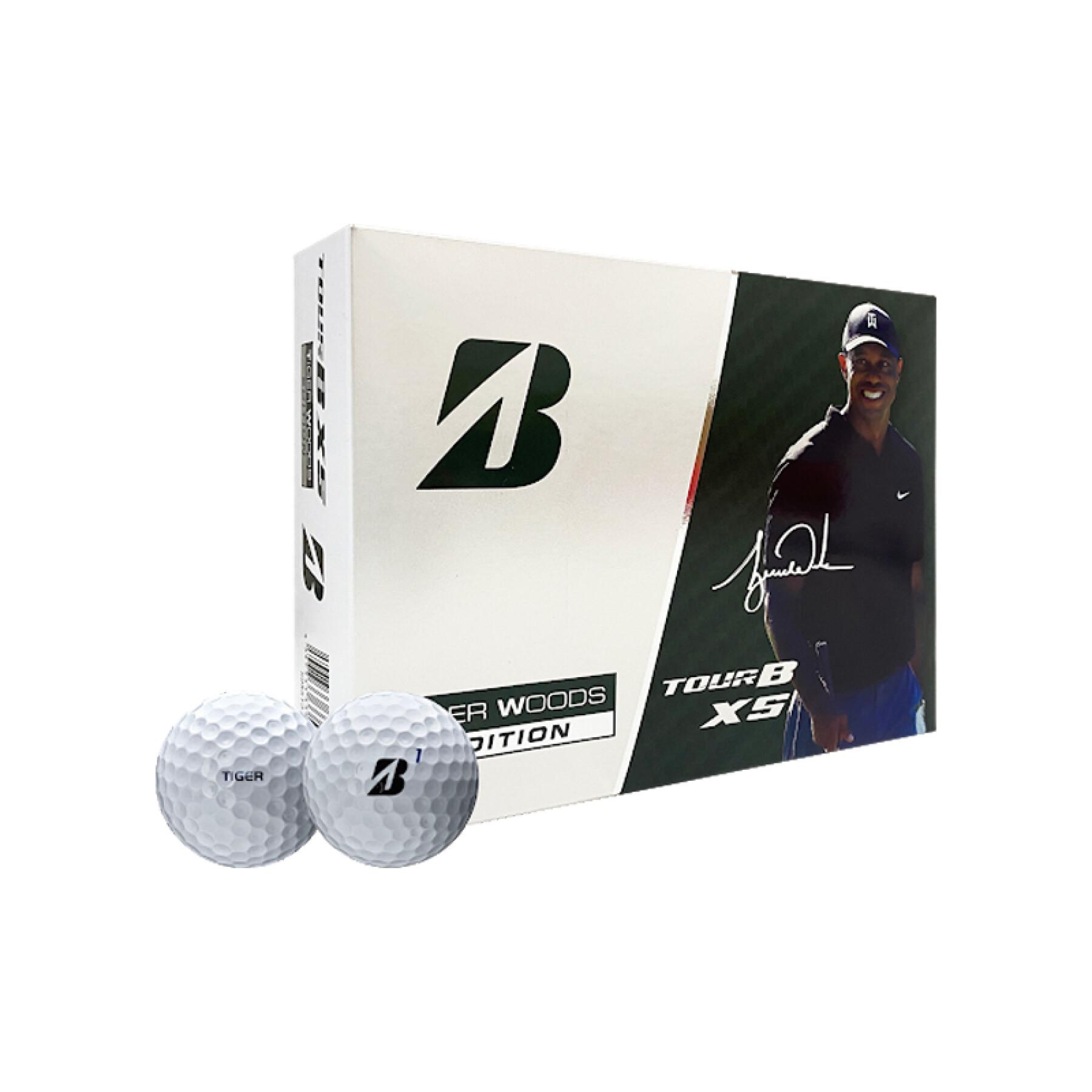 Bolas de golfe Bridgestone Tour B XS Tiger Edition