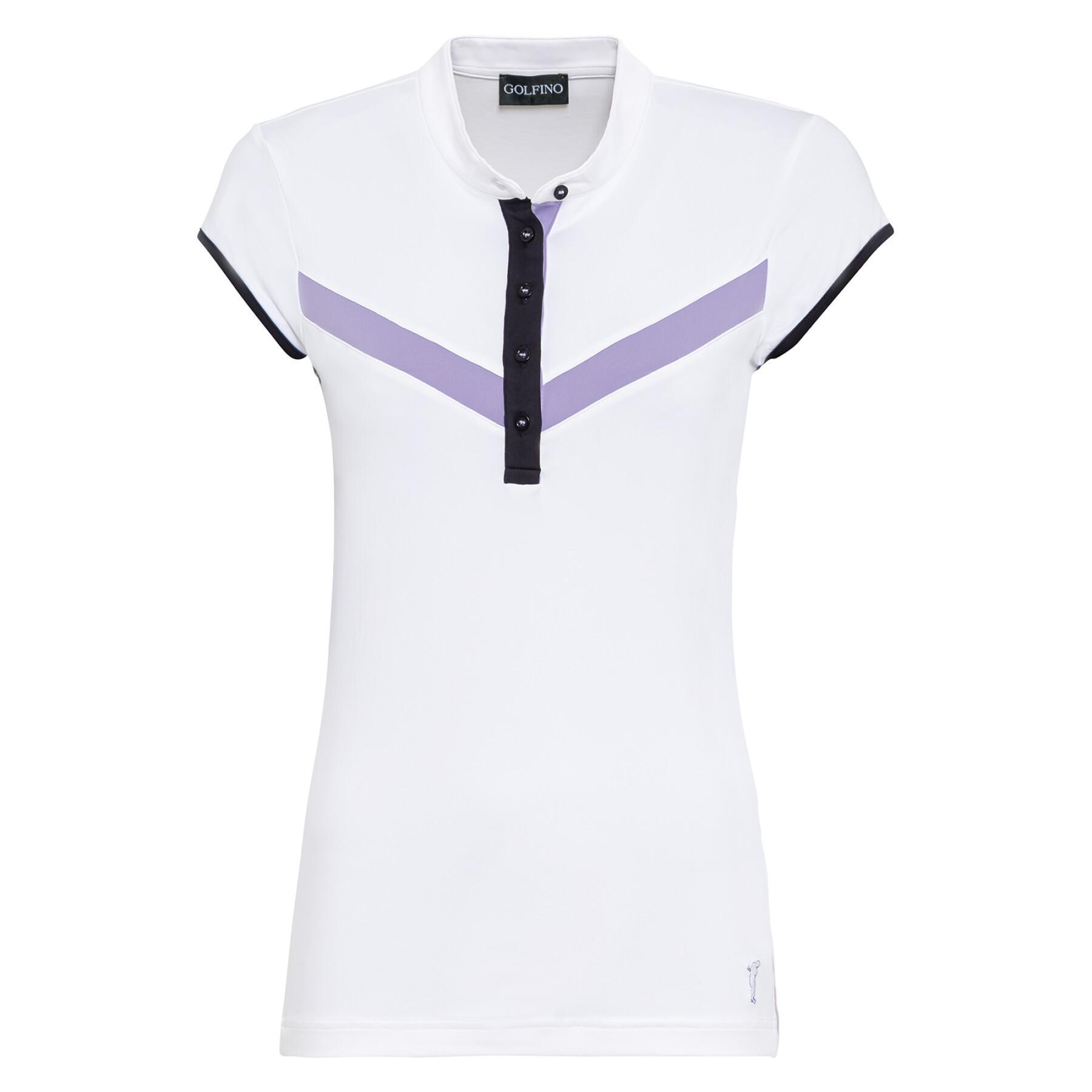 Camisa pólo feminina Golfino Smart Player Cap