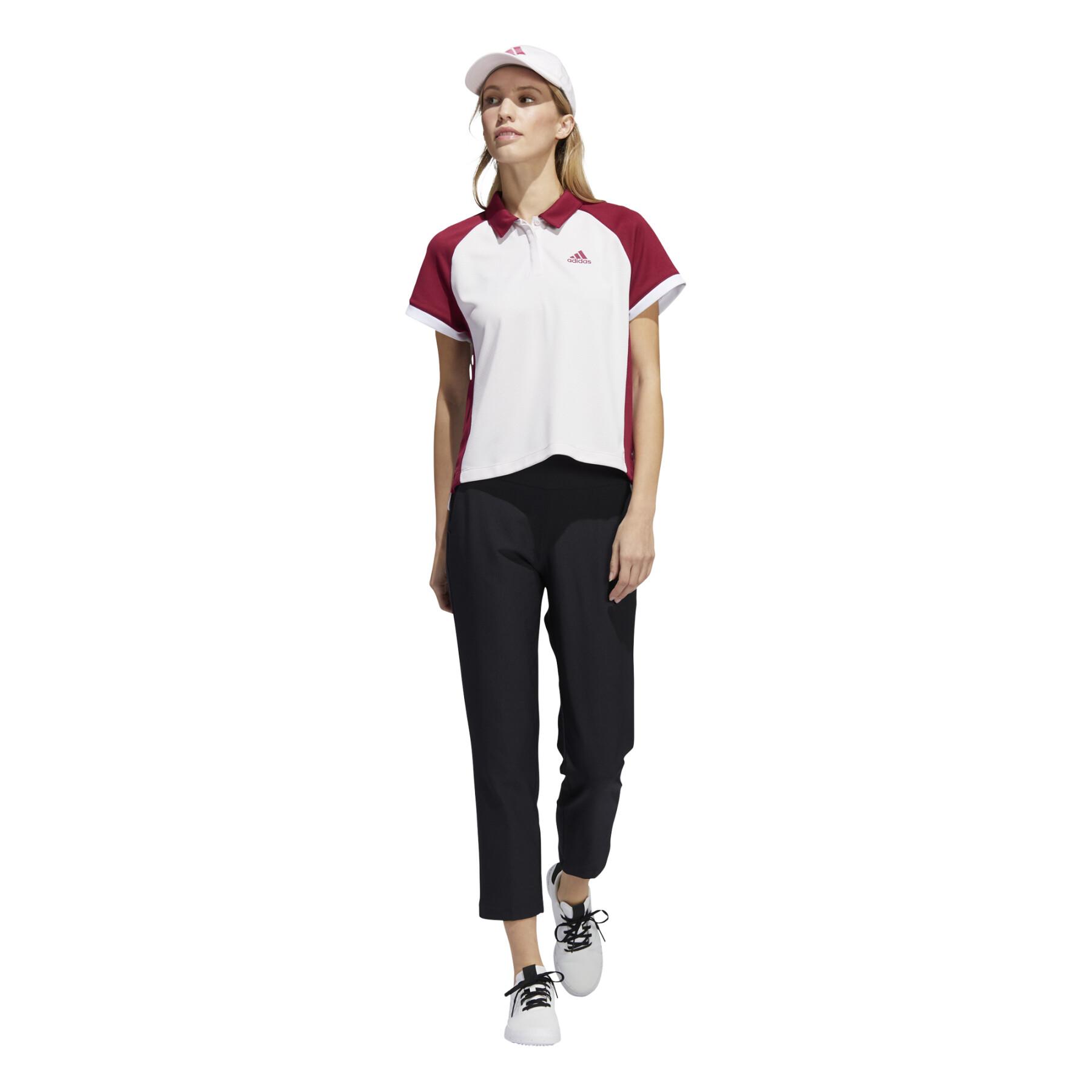Camisa pólo feminina adidas Sport Performance Colorblocked