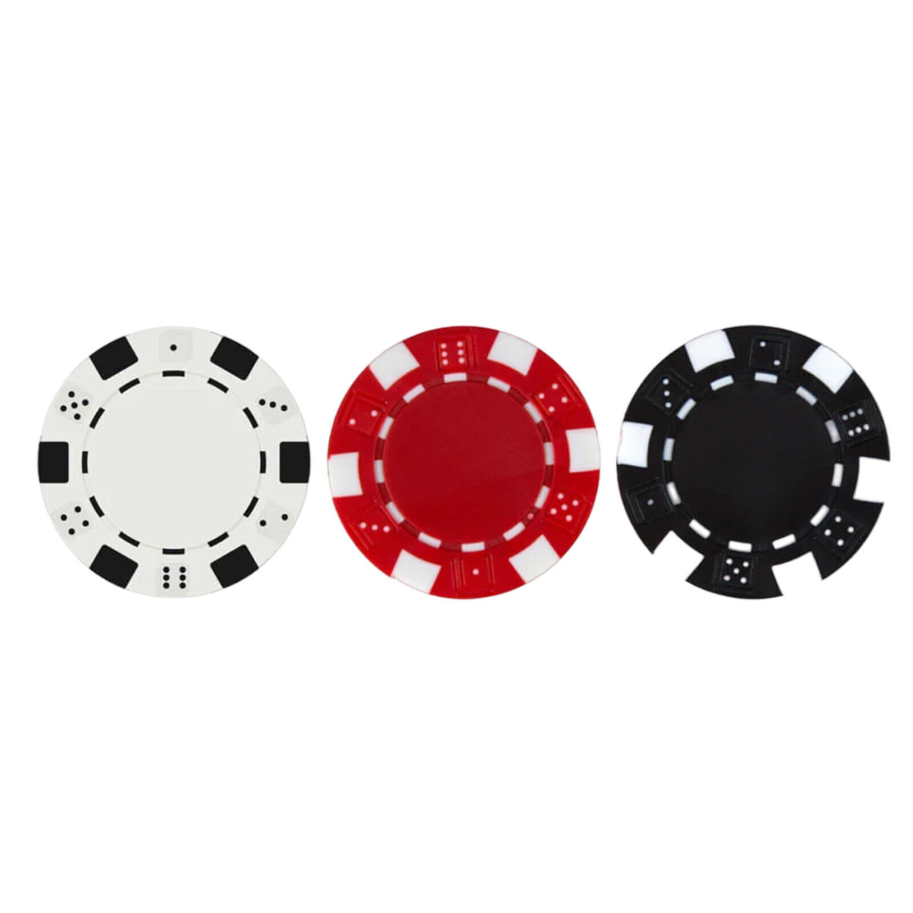Conjunto de 3 marcadores de bolas de golfe Legend Poker Chip