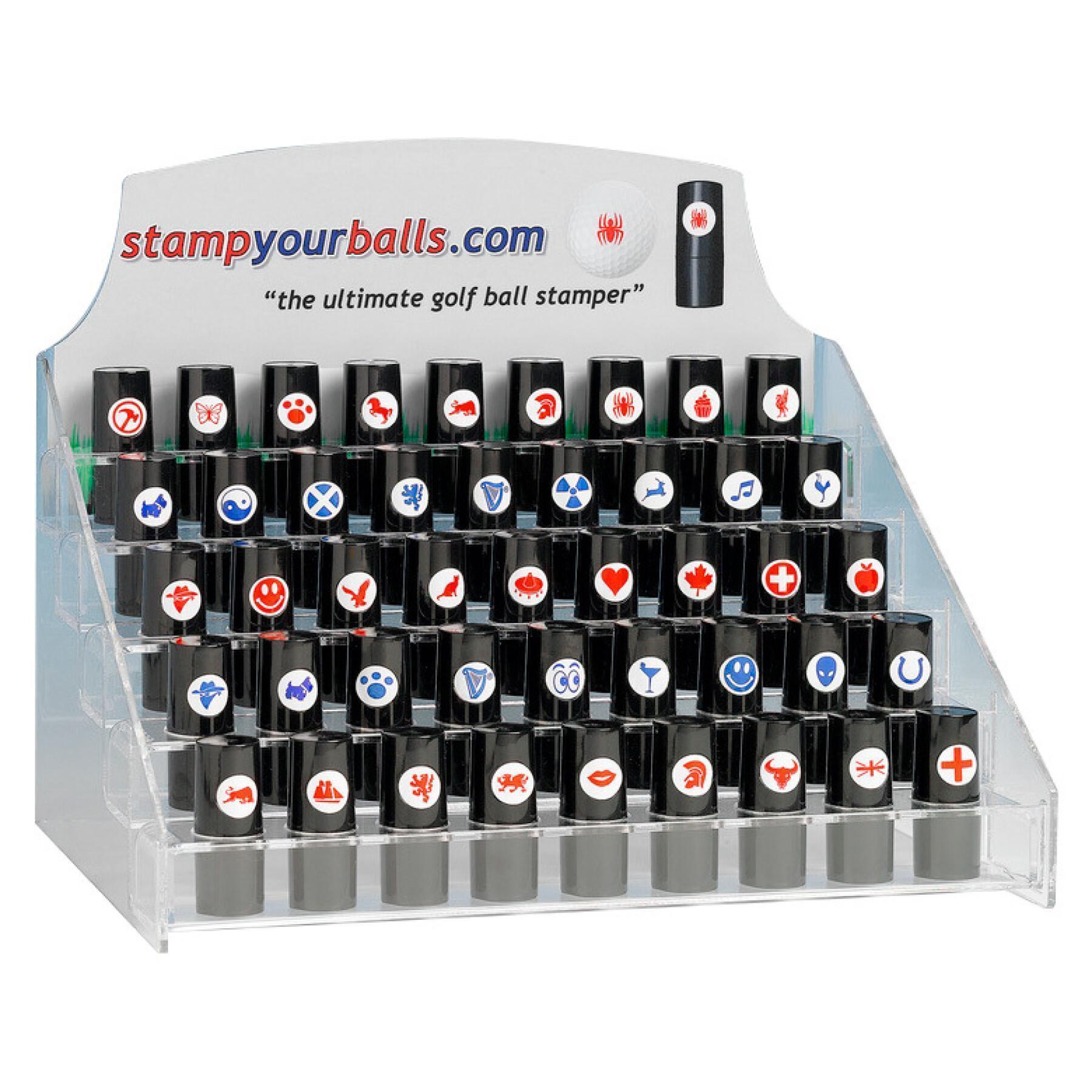 Conjunto de 80 marcadores de bola Stamp Your Balls