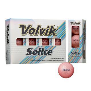 Pacotes de 3 bolas de golfe Volvik solice pearl effect balls dz