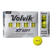 Pacote de 12 bolas de golfe Volvik XT Soft jaune